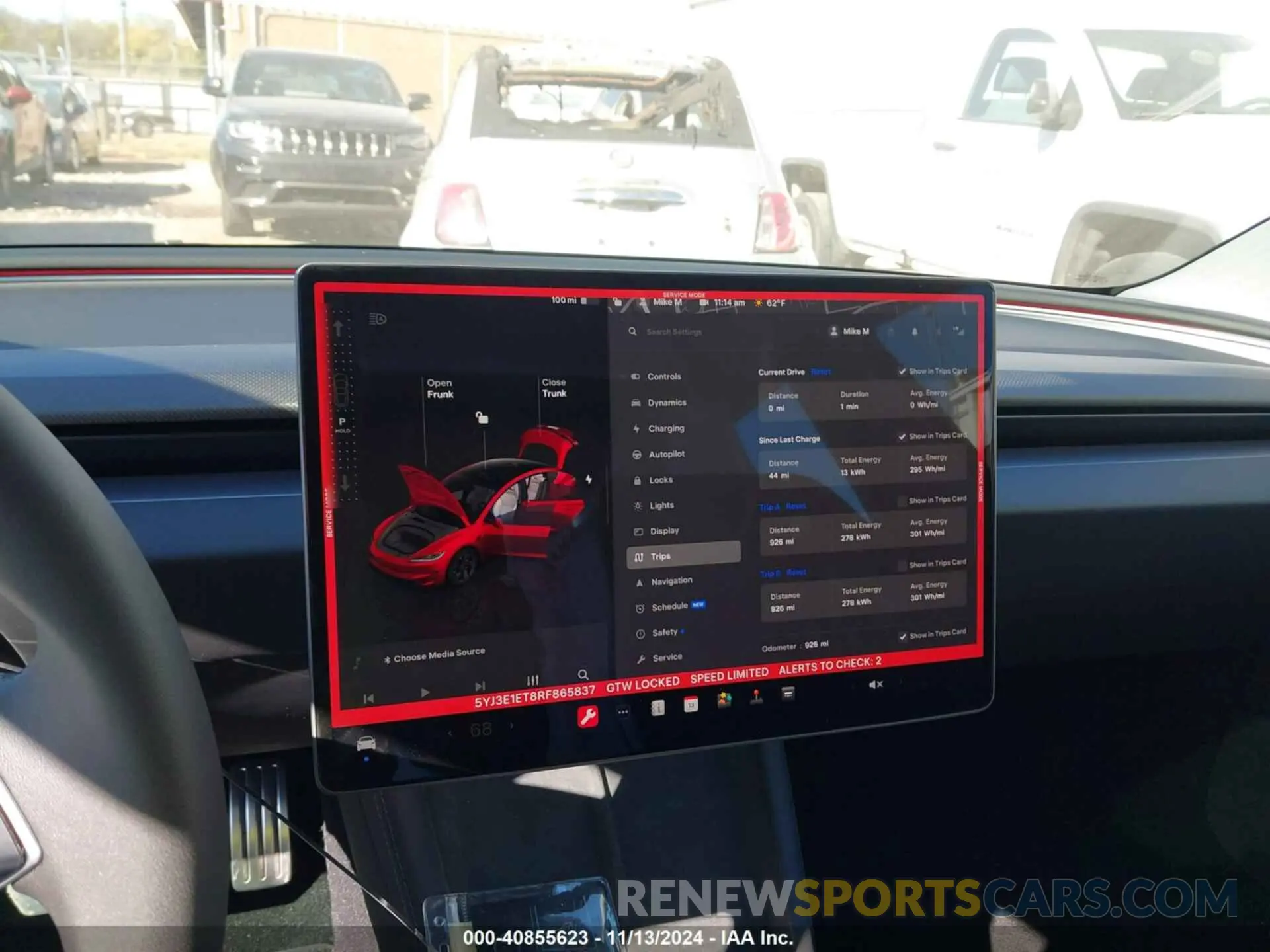18 Фотография поврежденного автомобиля 5YJ3E1ET8RF865837 TESLA MODEL 3 2024