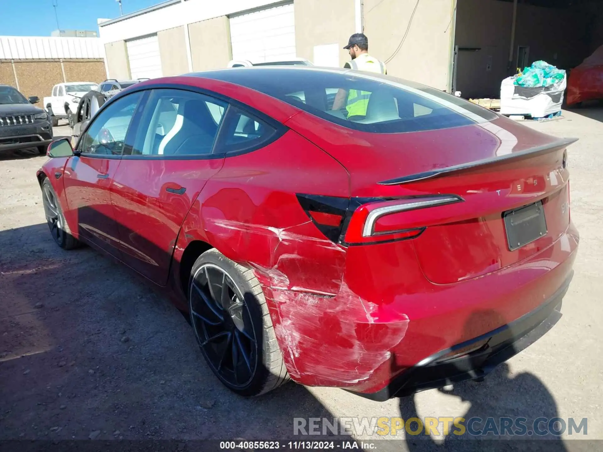 6 Фотография поврежденного автомобиля 5YJ3E1ET8RF865837 TESLA MODEL 3 2024