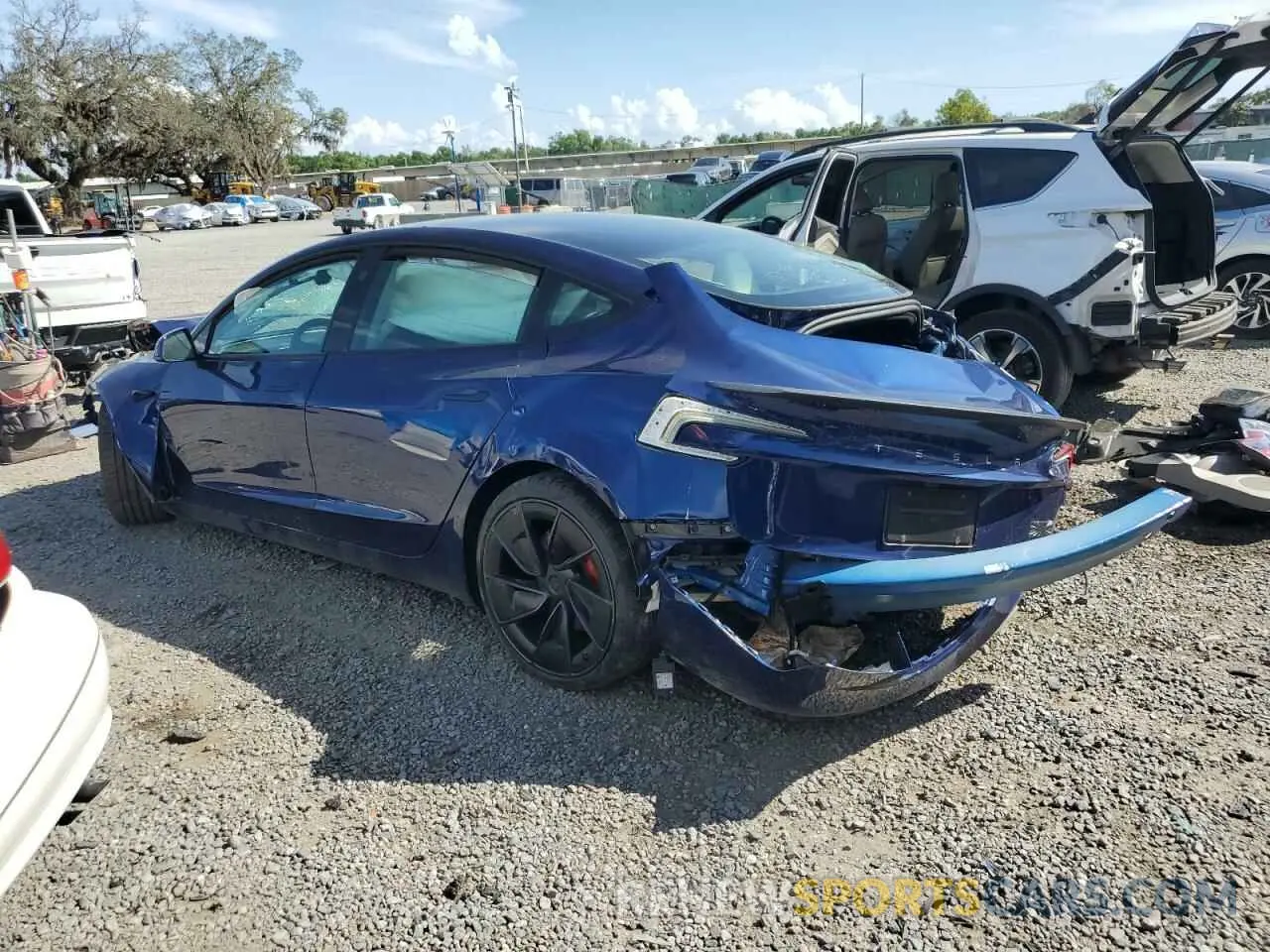 2 Фотография поврежденного автомобиля 5YJ3E1ET9RF769554 TESLA MODEL 3 2024
