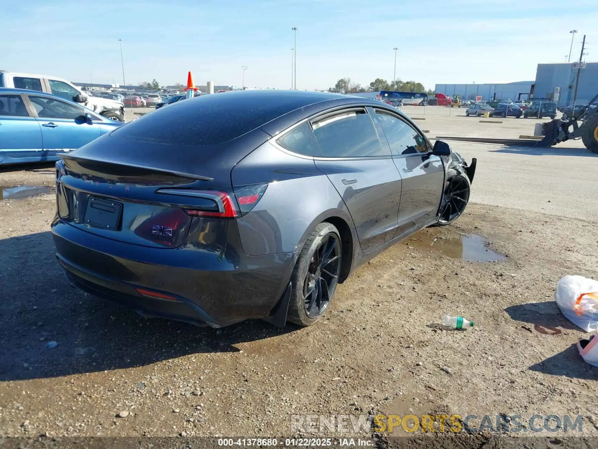 4 Photograph of a damaged car 5YJ3E1ET9RF857293 TESLA MODEL 3 2024