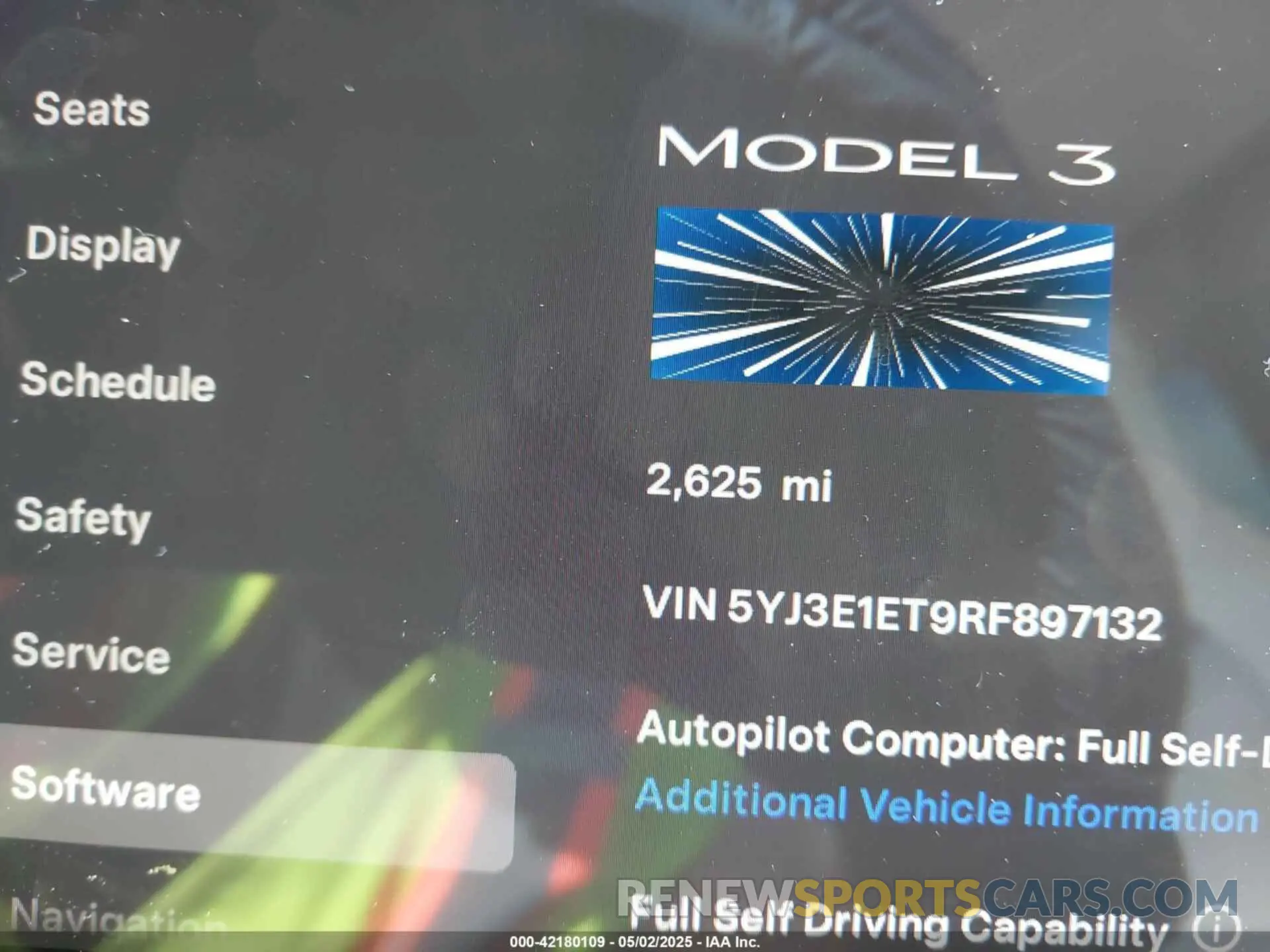 15 Photograph of a damaged car 5YJ3E1ET9RF897132 TESLA MODEL 3 2024