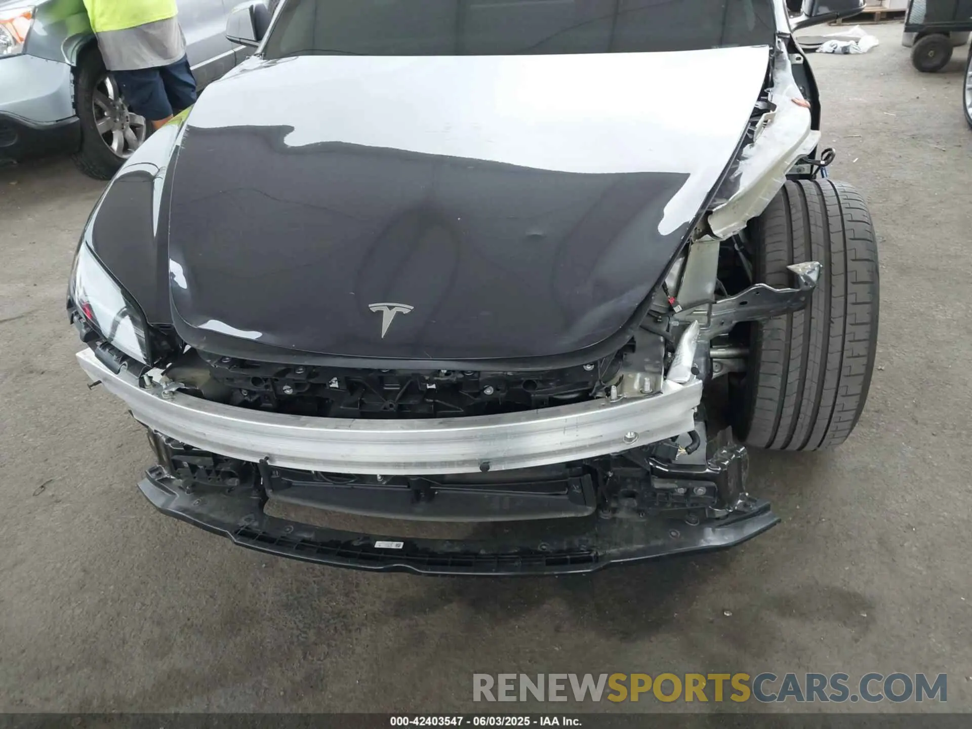 6 Photograph of a damaged car 5YJ3E1ETXRF808376 TESLA MODEL 3 2024