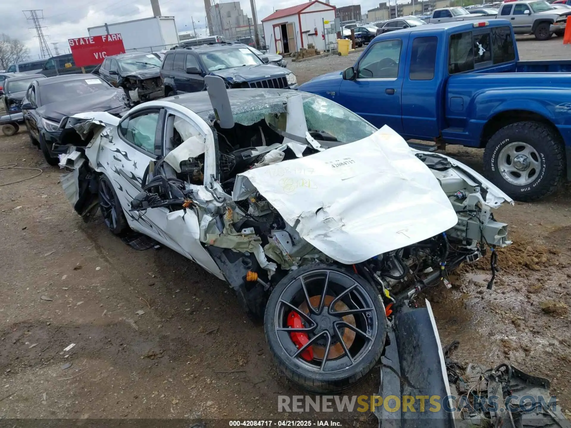 6 Фотография поврежденного автомобиля 5YJ3E1ETXRF820656 TESLA MODEL 3 2024