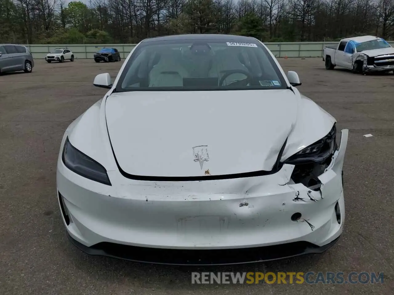 5 Фотография поврежденного автомобиля 5YJ3E1ETXRF828613 TESLA MODEL 3 2024