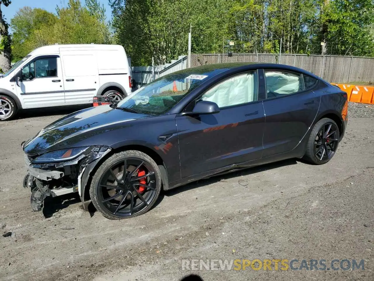 1 Фотография поврежденного автомобиля 5YJ3E1ETXRF855391 TESLA MODEL 3 2024