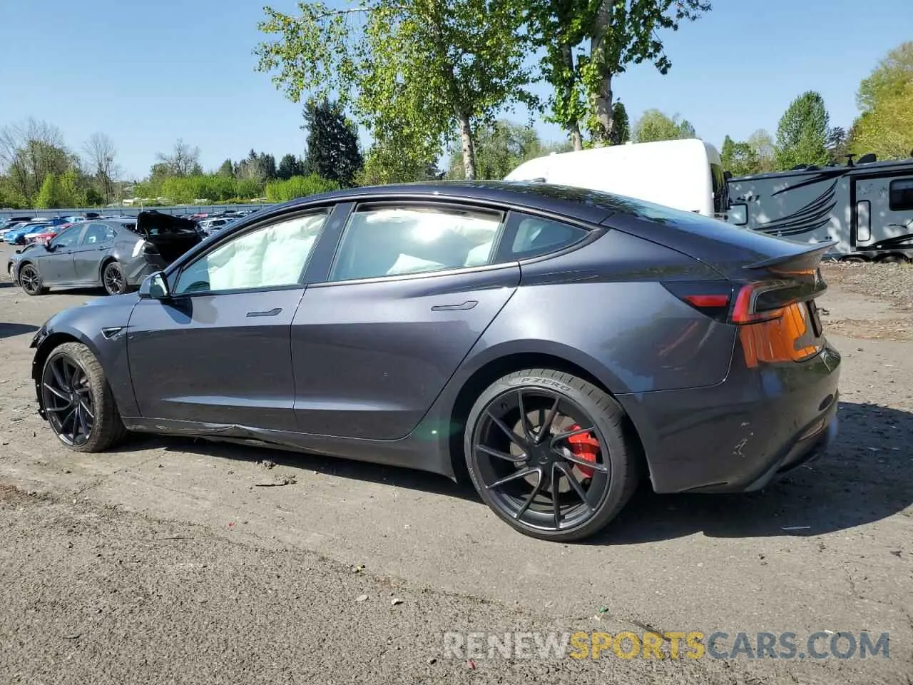 2 Фотография поврежденного автомобиля 5YJ3E1ETXRF855391 TESLA MODEL 3 2024