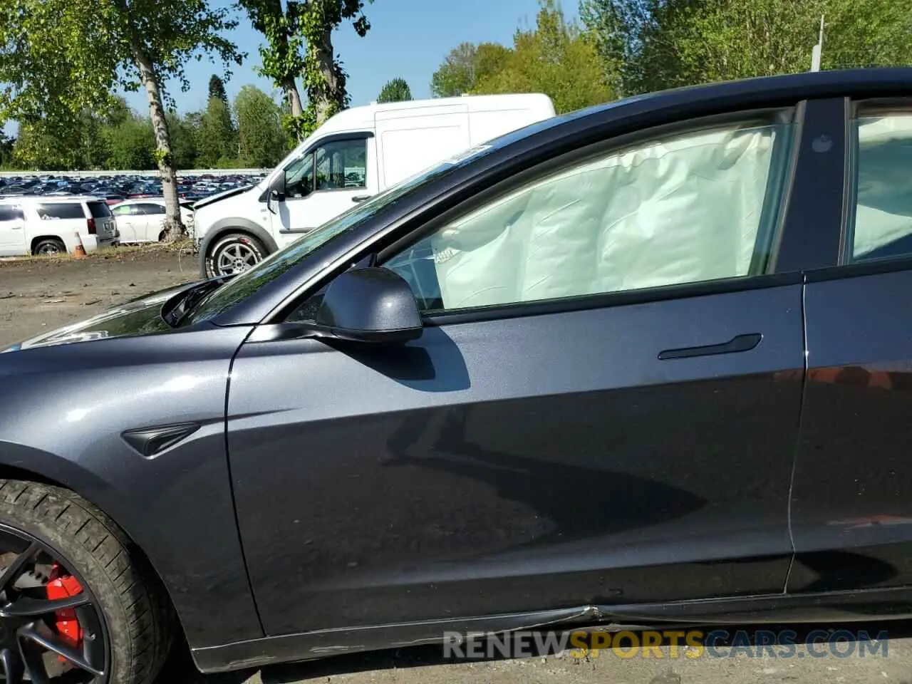 7 Фотография поврежденного автомобиля 5YJ3E1ETXRF855391 TESLA MODEL 3 2024