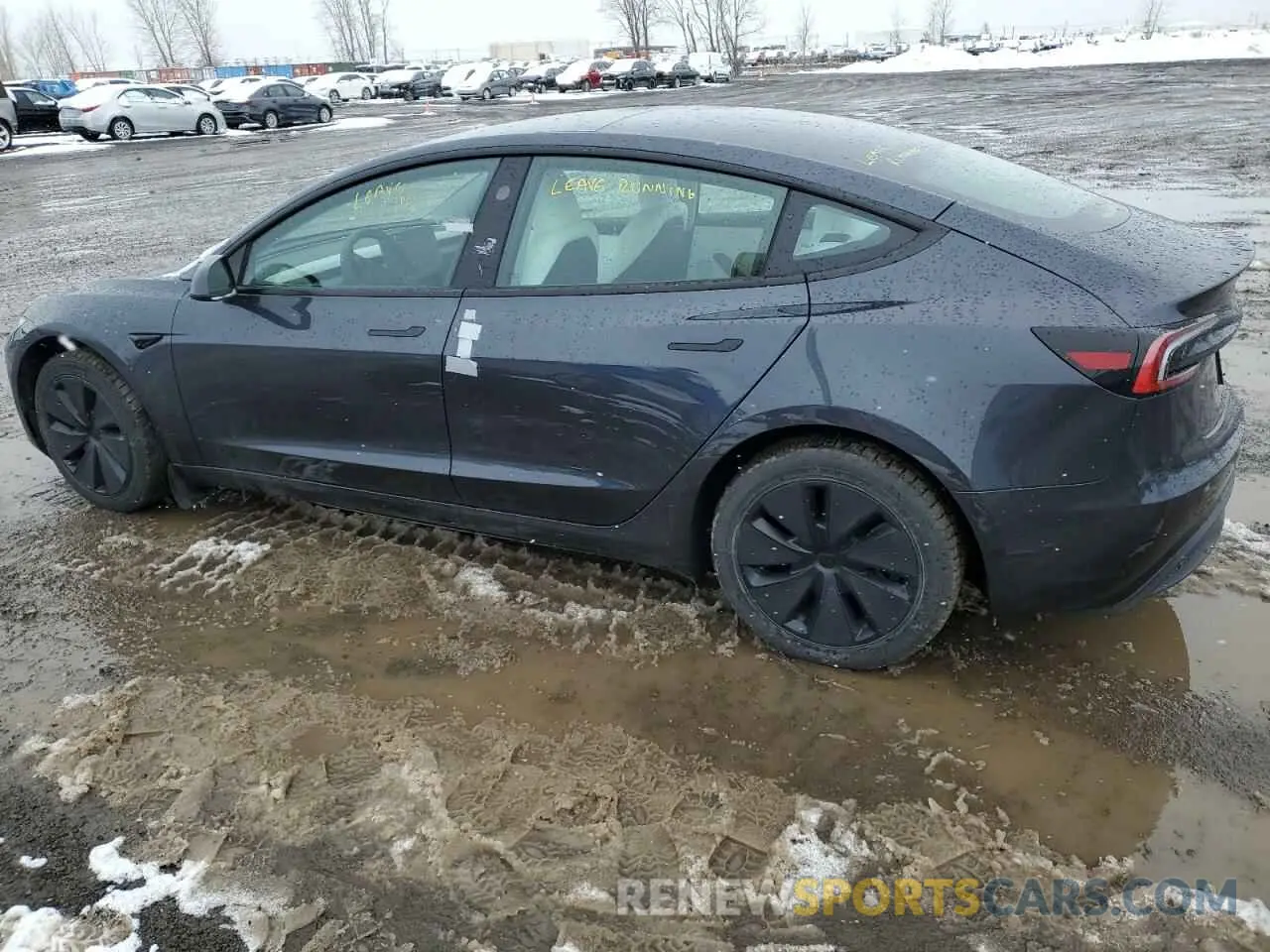 2 Photograph of a damaged car LRW3E7EBXRC135559 TESLA MODEL 3 2024