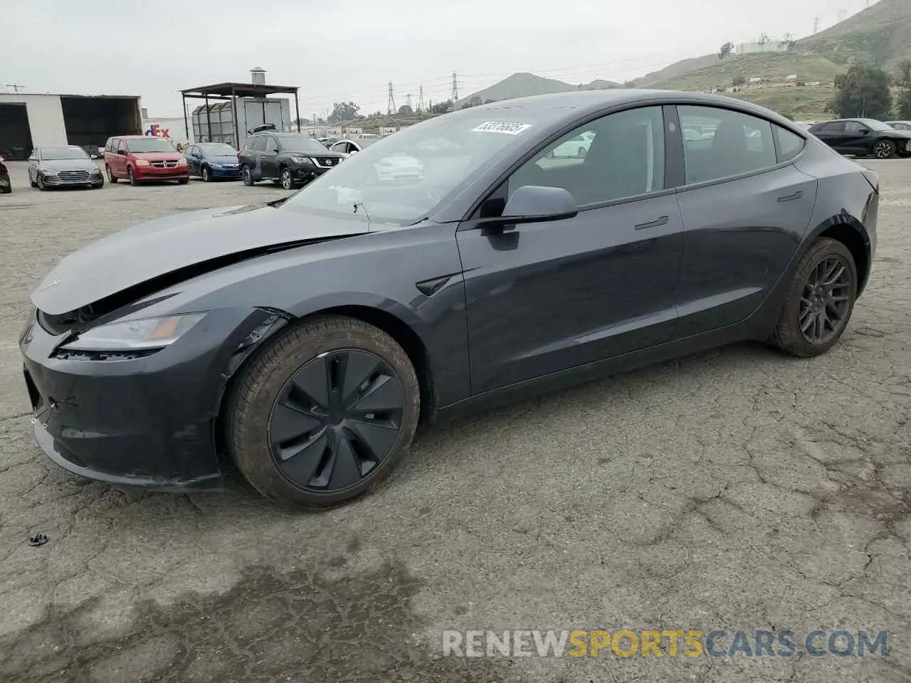 1 Фотография поврежденного автомобиля 5YJ3E1EA0SF899825 TESLA MODEL 3 2025
