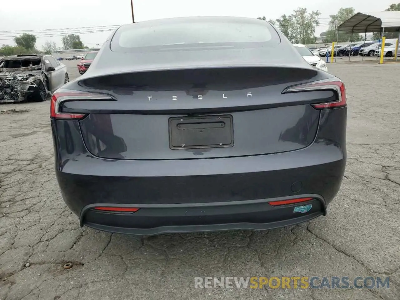 6 Фотография поврежденного автомобиля 5YJ3E1EA0SF899825 TESLA MODEL 3 2025