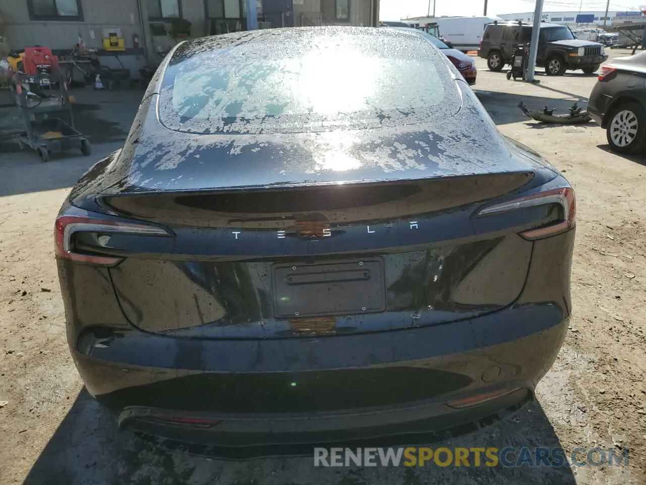 6 Фотография поврежденного автомобиля 5YJ3E1EA0SF902836 TESLA MODEL 3 2025