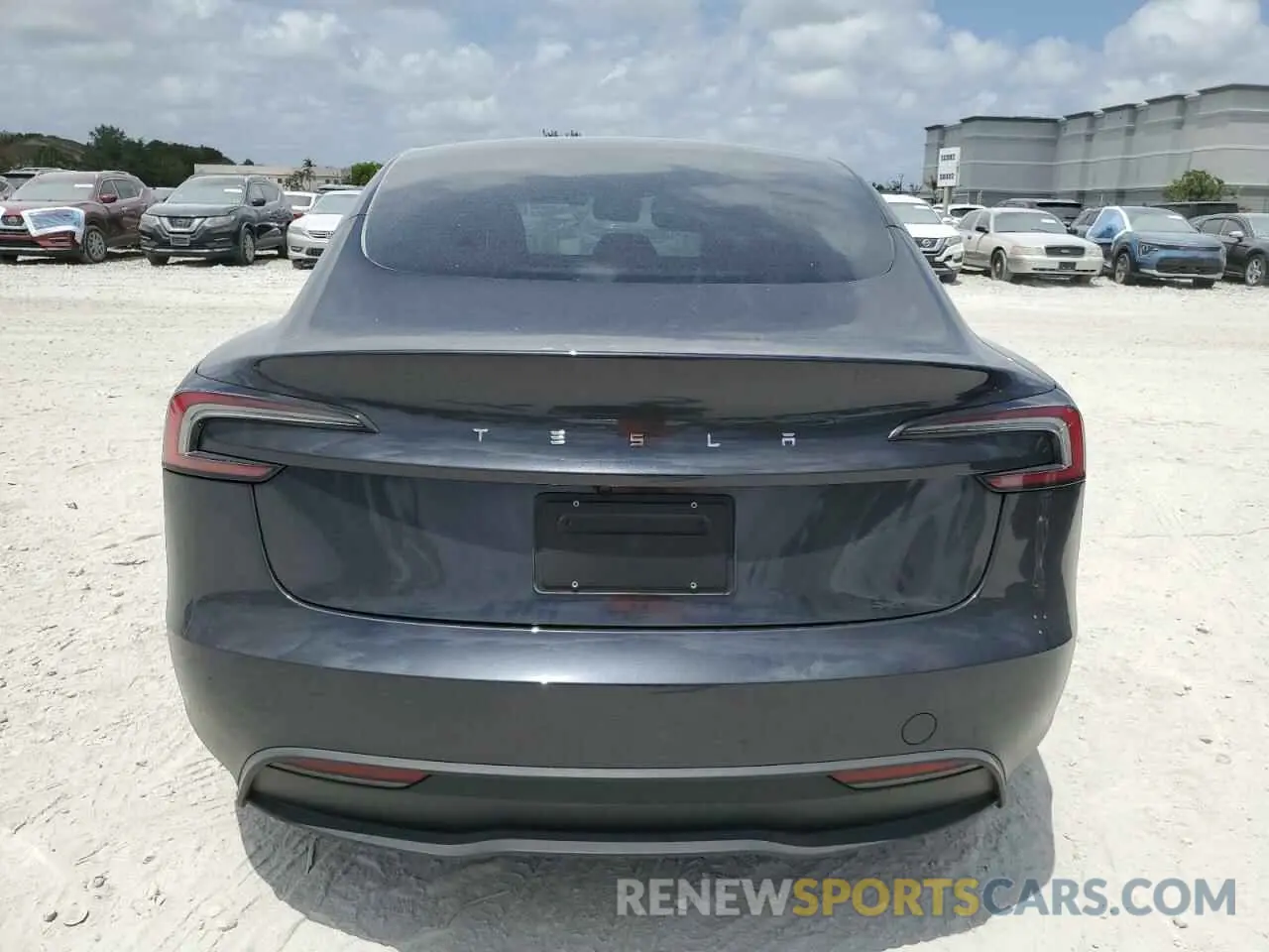 6 Photograph of a damaged car 5YJ3E1EA0SF935156 TESLA MODEL 3 2025