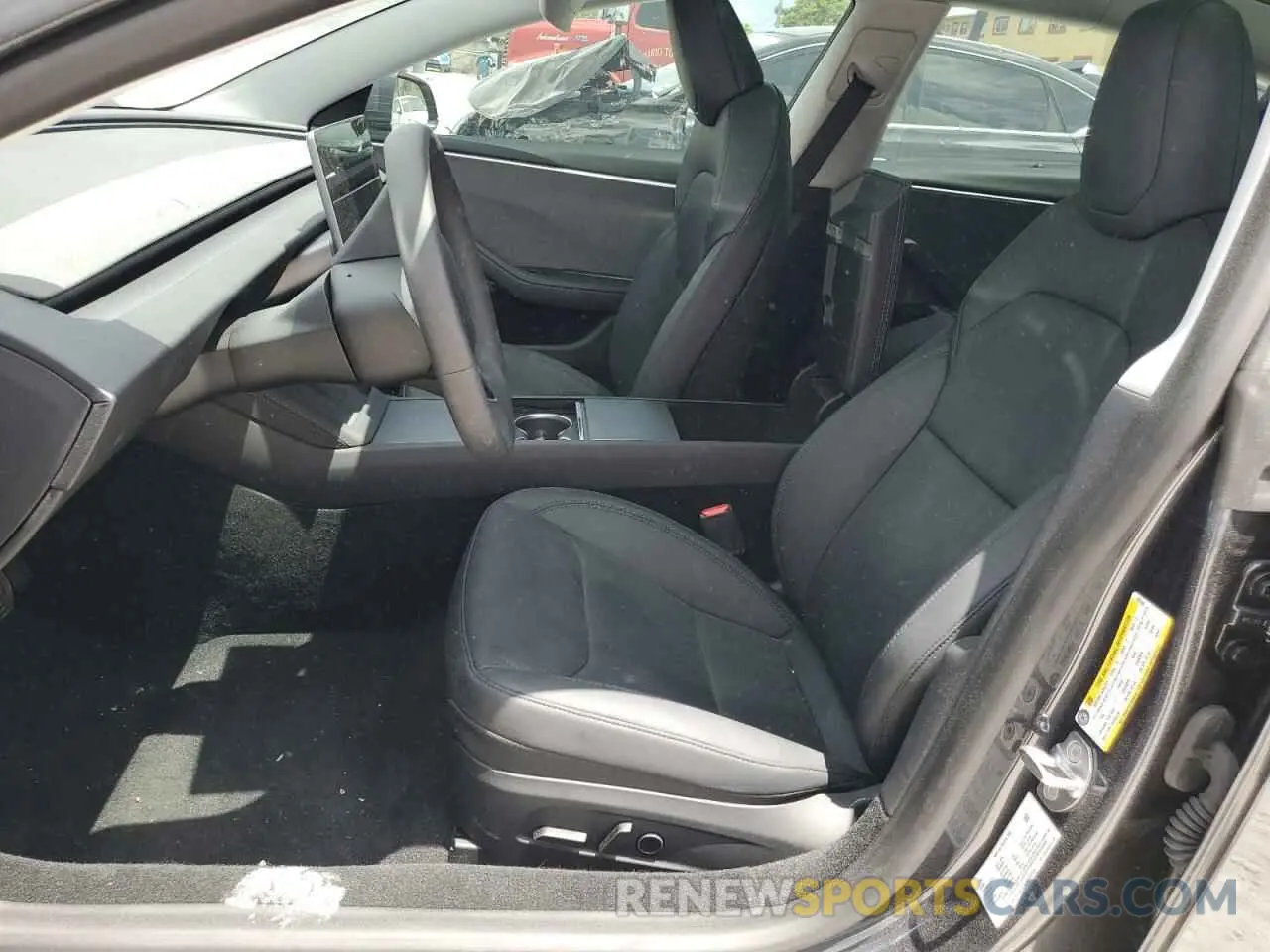 7 Photograph of a damaged car 5YJ3E1EA0SF935156 TESLA MODEL 3 2025