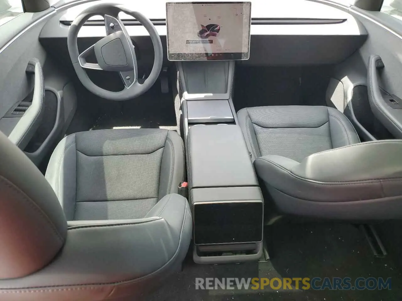 8 Photograph of a damaged car 5YJ3E1EA0SF935156 TESLA MODEL 3 2025