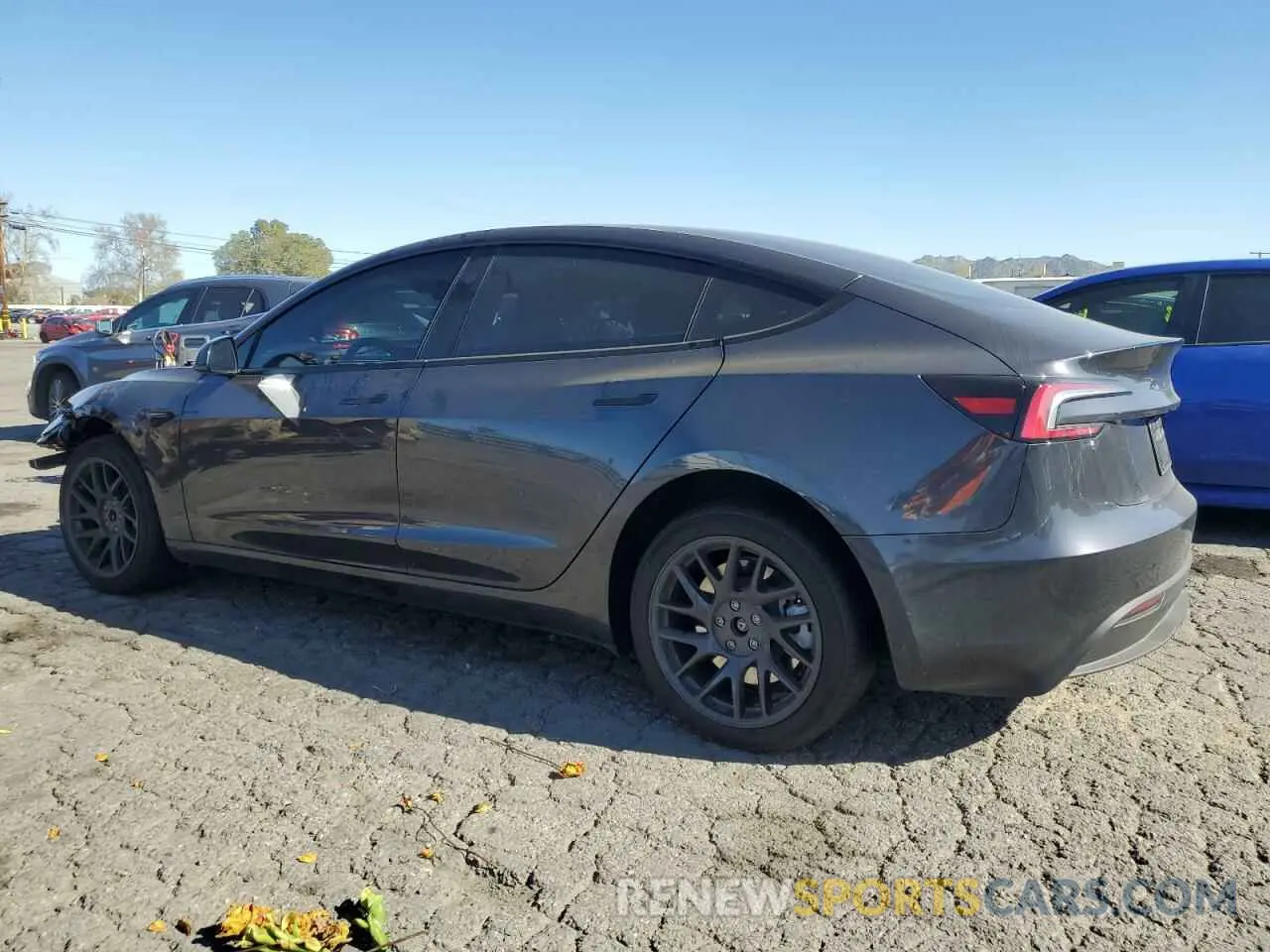 2 Photograph of a damaged car 5YJ3E1EA1SF878806 TESLA MODEL 3 2025