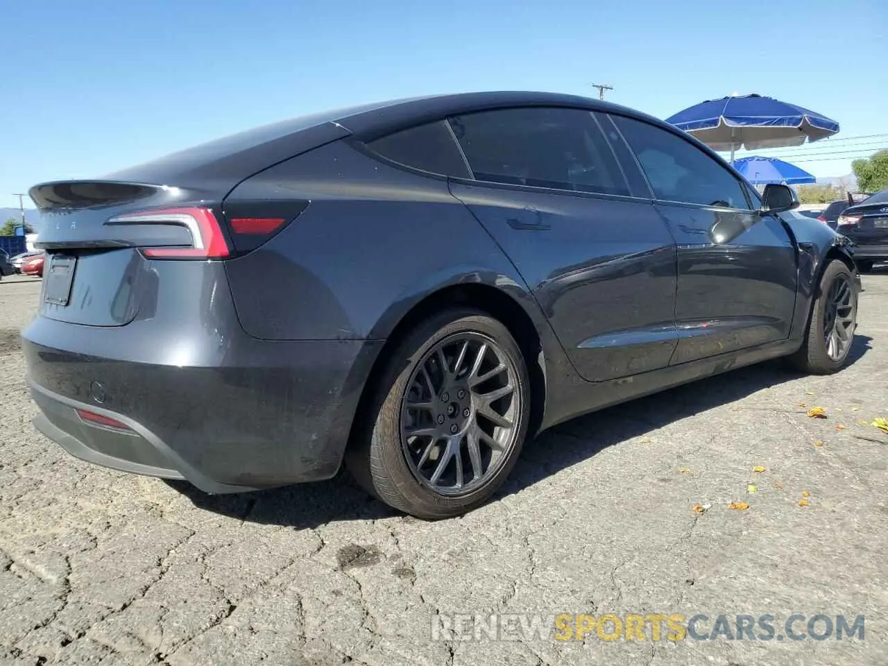3 Photograph of a damaged car 5YJ3E1EA1SF878806 TESLA MODEL 3 2025