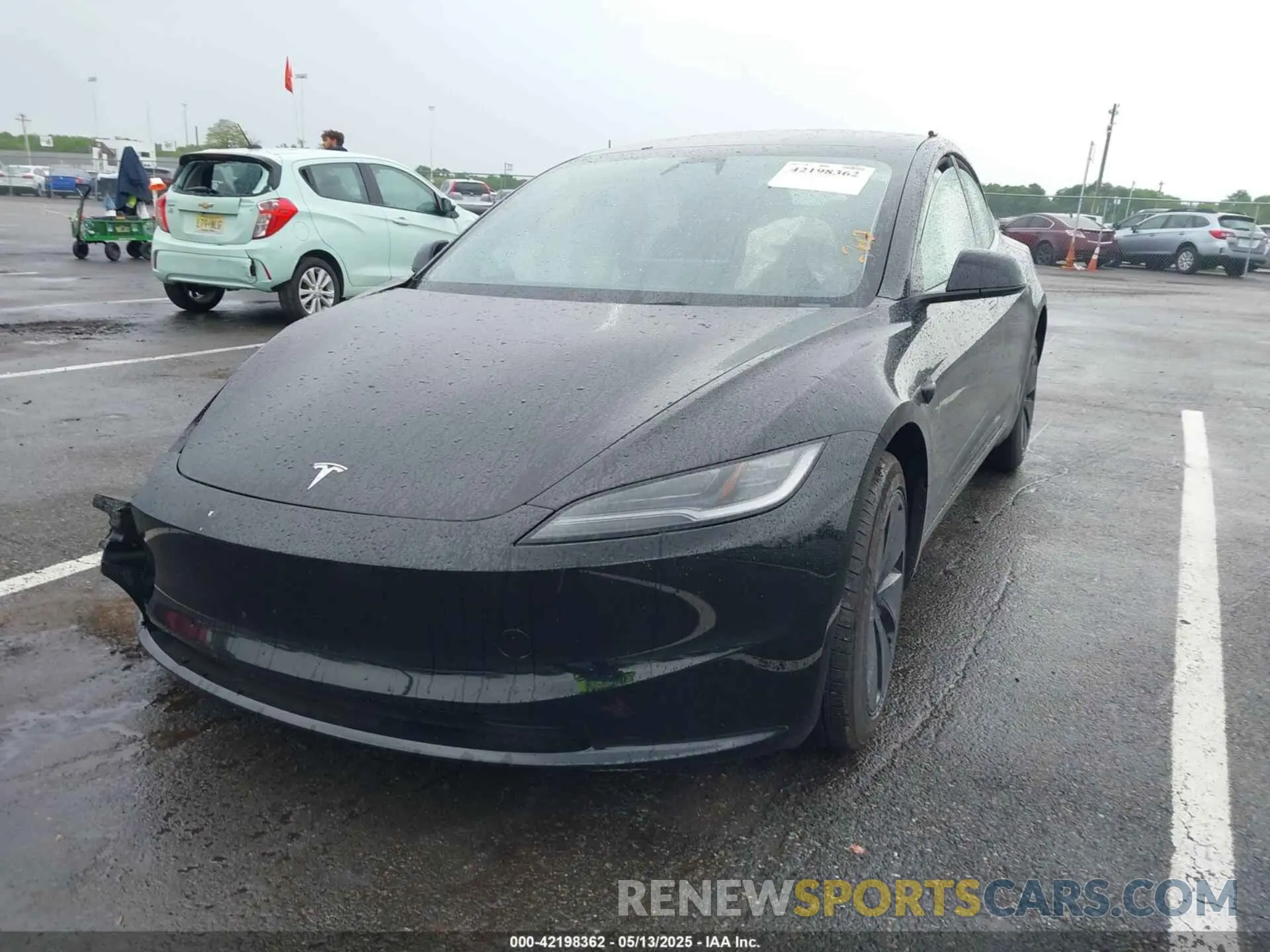 2 Photograph of a damaged car 5YJ3E1EA1SF911335 TESLA MODEL 3 2025