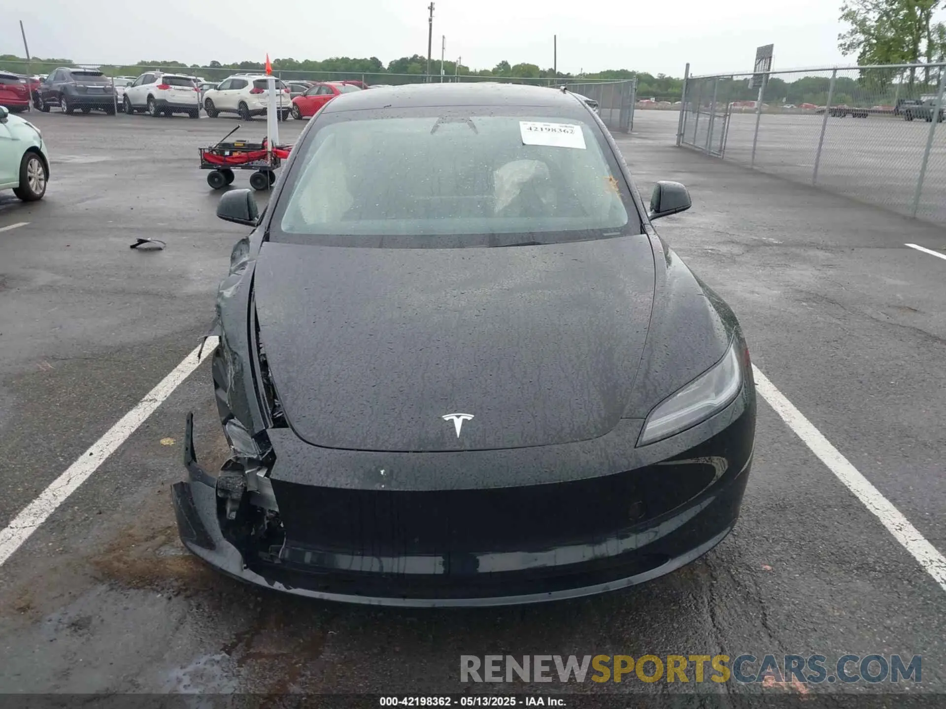 6 Photograph of a damaged car 5YJ3E1EA1SF911335 TESLA MODEL 3 2025