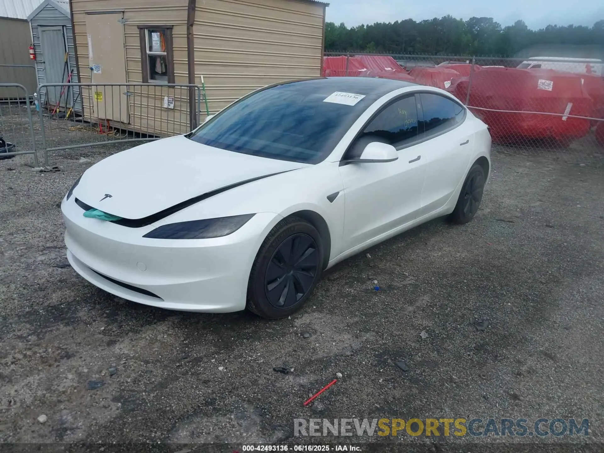 2 Фотография поврежденного автомобиля 5YJ3E1EA1SF973320 TESLA MODEL 3 2025