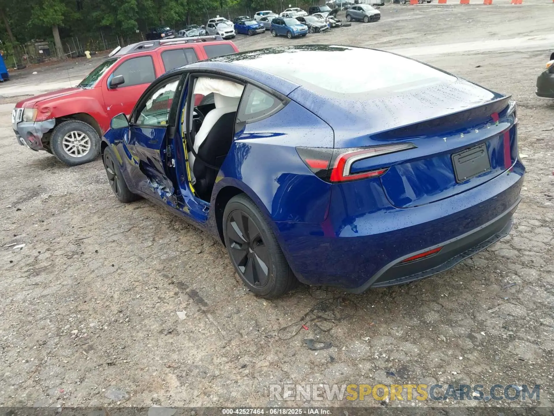 3 Фотография поврежденного автомобиля 5YJ3E1EA2SF001516 TESLA MODEL 3 2025