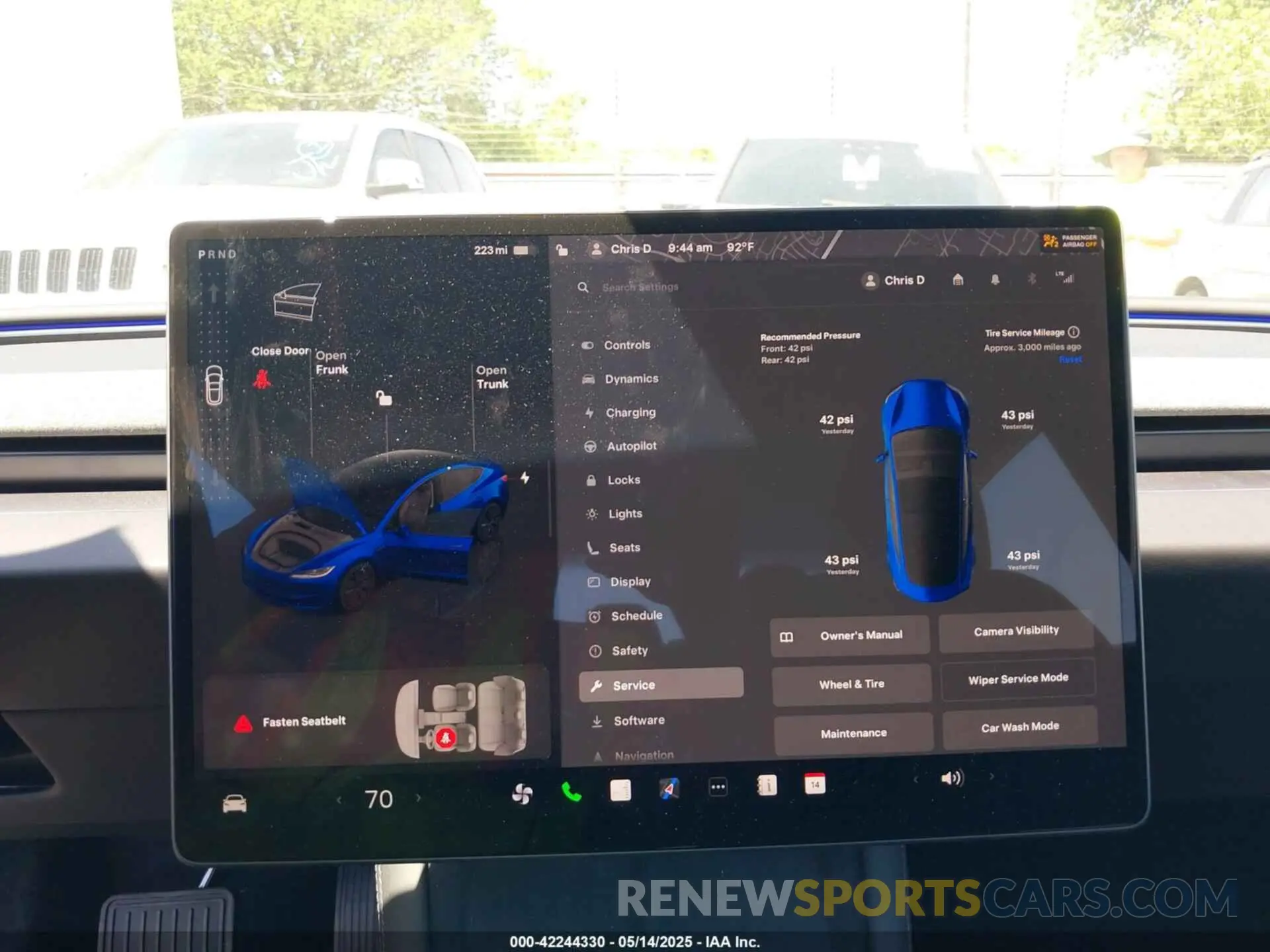 7 Photograph of a damaged car 5YJ3E1EA2SF895887 TESLA MODEL 3 2025