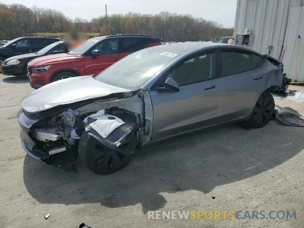 1 Photograph of a damaged car 5YJ3E1EA2SF908413 TESLA MODEL 3 2025