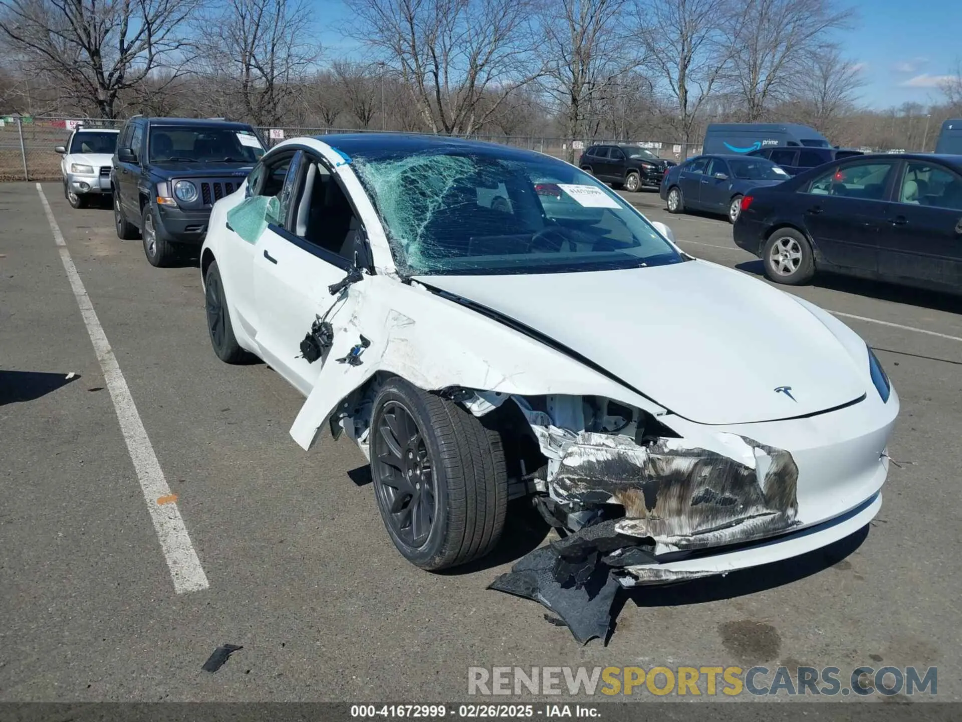 6 Фотография поврежденного автомобиля 5YJ3E1EA2SF912817 TESLA MODEL 3 2025