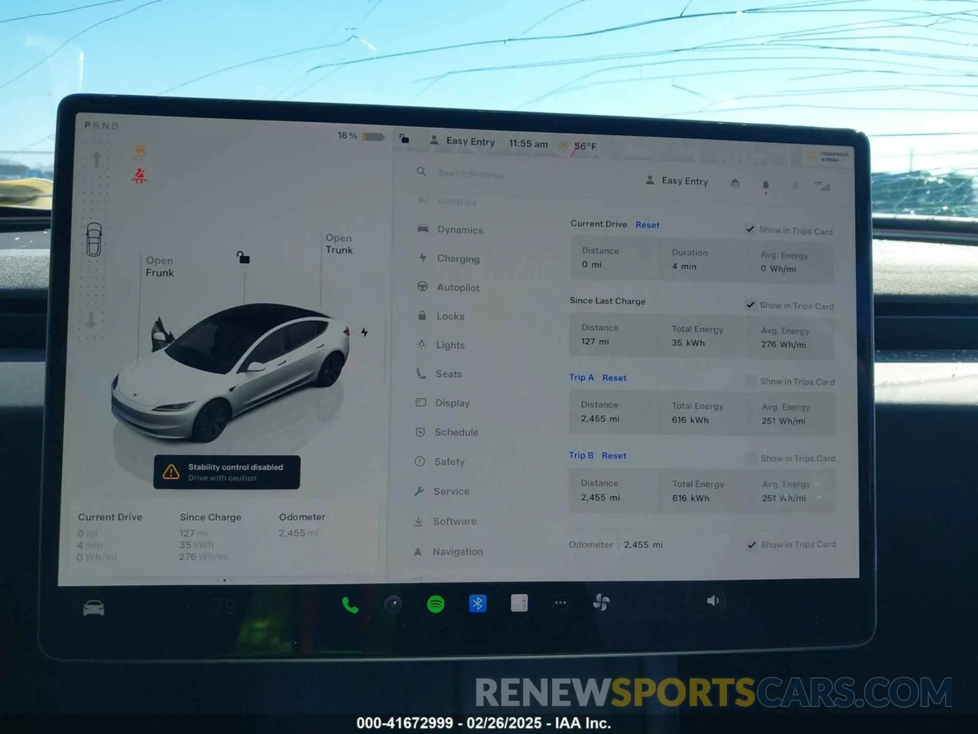 7 Фотография поврежденного автомобиля 5YJ3E1EA2SF912817 TESLA MODEL 3 2025