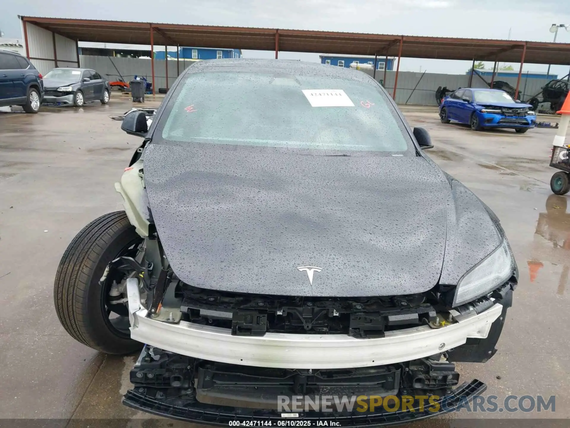 12 Фотография поврежденного автомобиля 5YJ3E1EA2SF913370 TESLA MODEL 3 2025