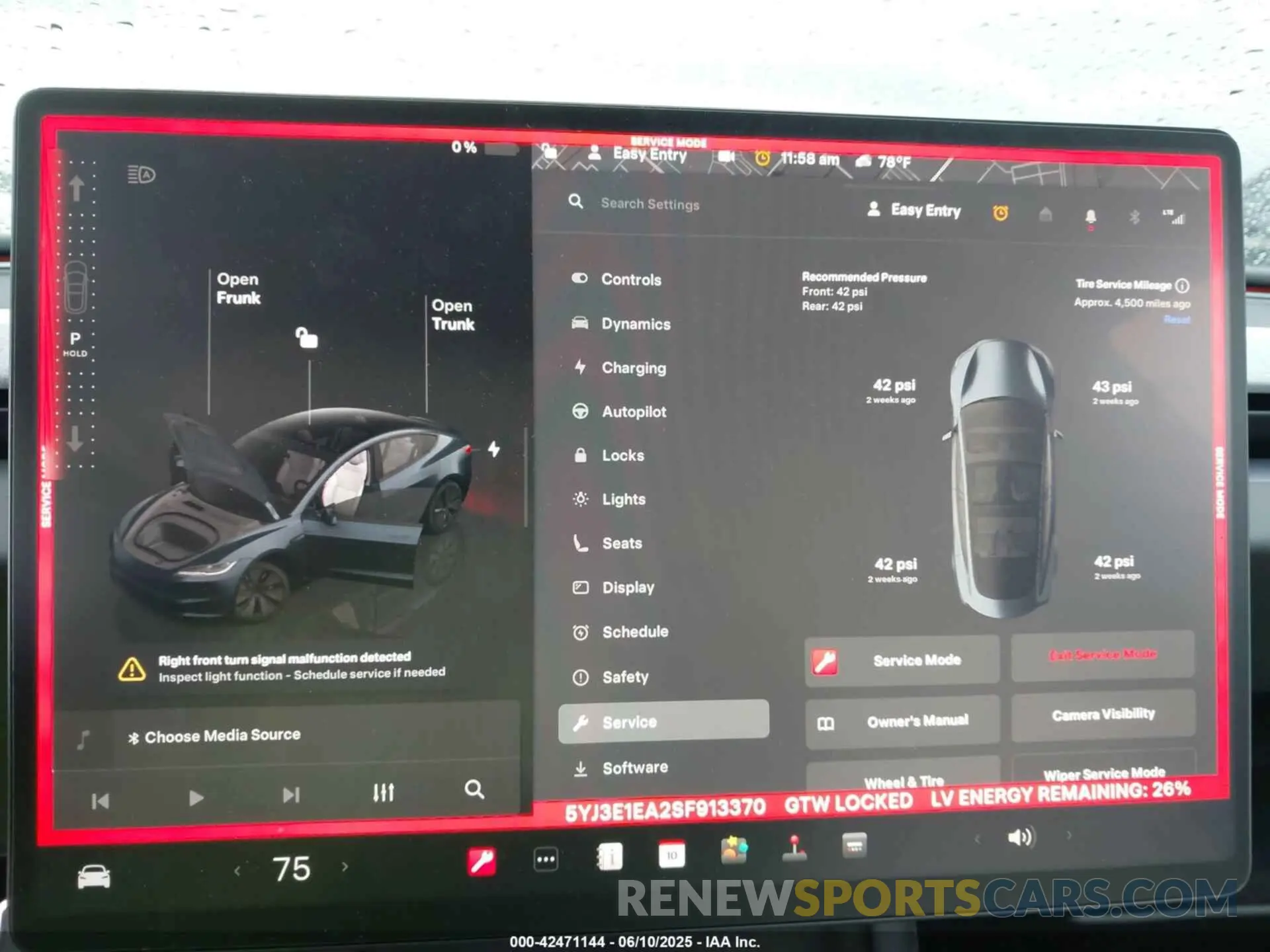18 Фотография поврежденного автомобиля 5YJ3E1EA2SF913370 TESLA MODEL 3 2025