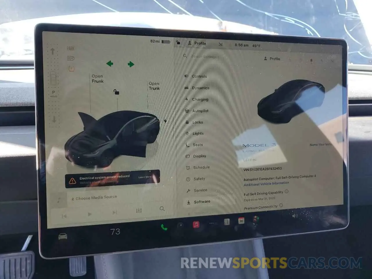 9 Фотография поврежденного автомобиля 5YJ3E1EA2SF932453 TESLA MODEL 3 2025