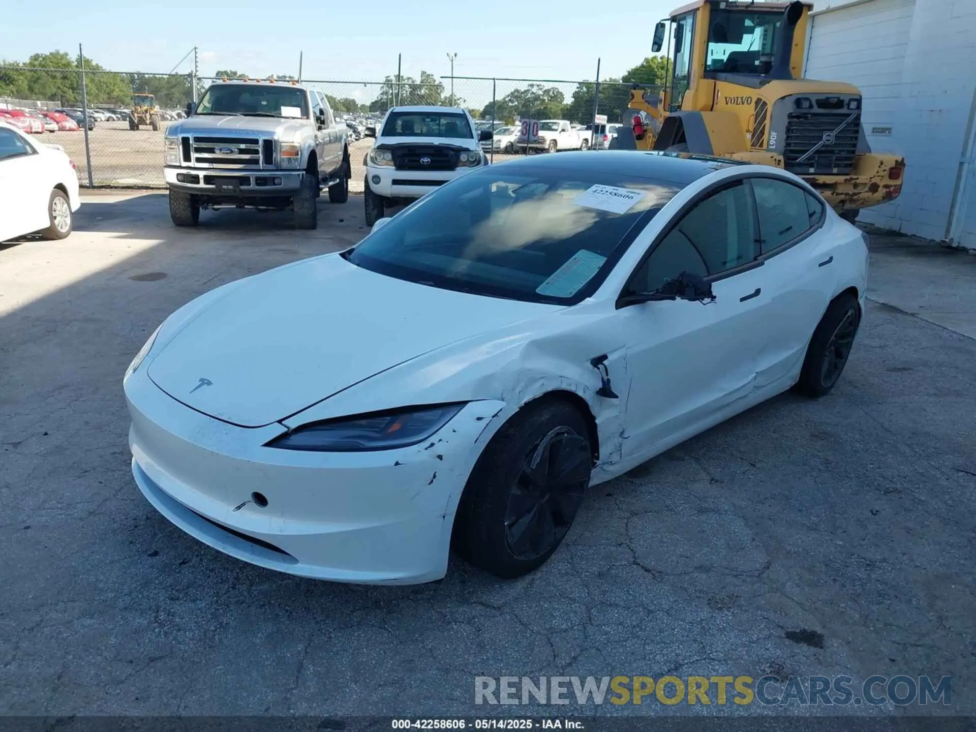 2 Photograph of a damaged car 5YJ3E1EA2SF988439 TESLA MODEL 3 2025