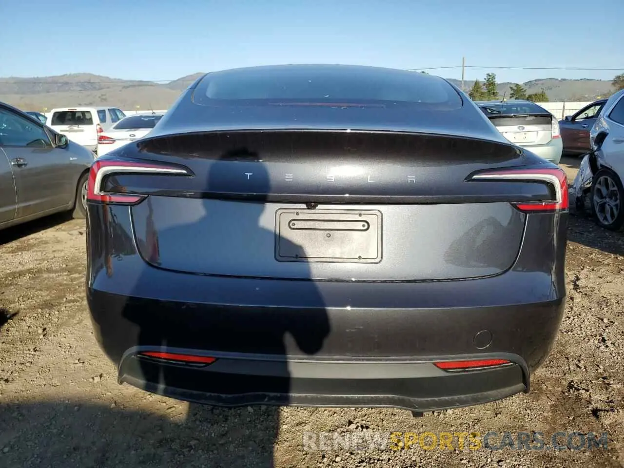 6 Фотография поврежденного автомобиля 5YJ3E1EA3SF919453 TESLA MODEL 3 2025