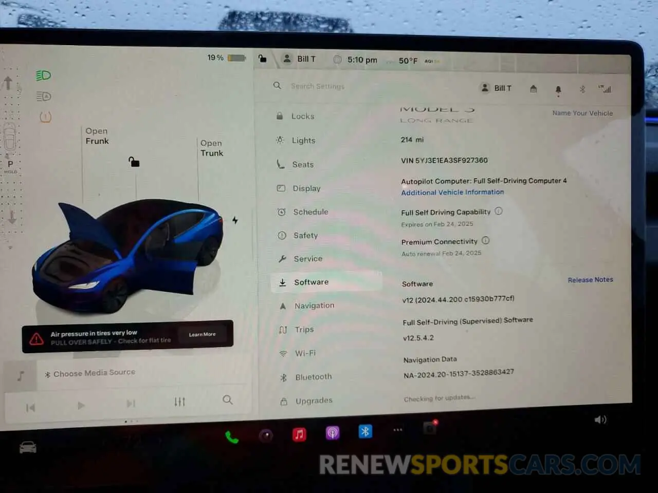 9 Photograph of a damaged car 5YJ3E1EA3SF927360 TESLA MODEL 3 2025