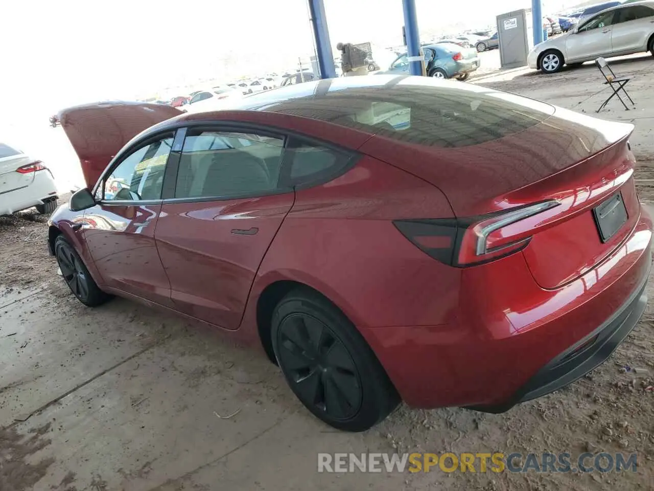 2 Фотография поврежденного автомобиля 5YJ3E1EA4SF890321 TESLA MODEL 3 2025