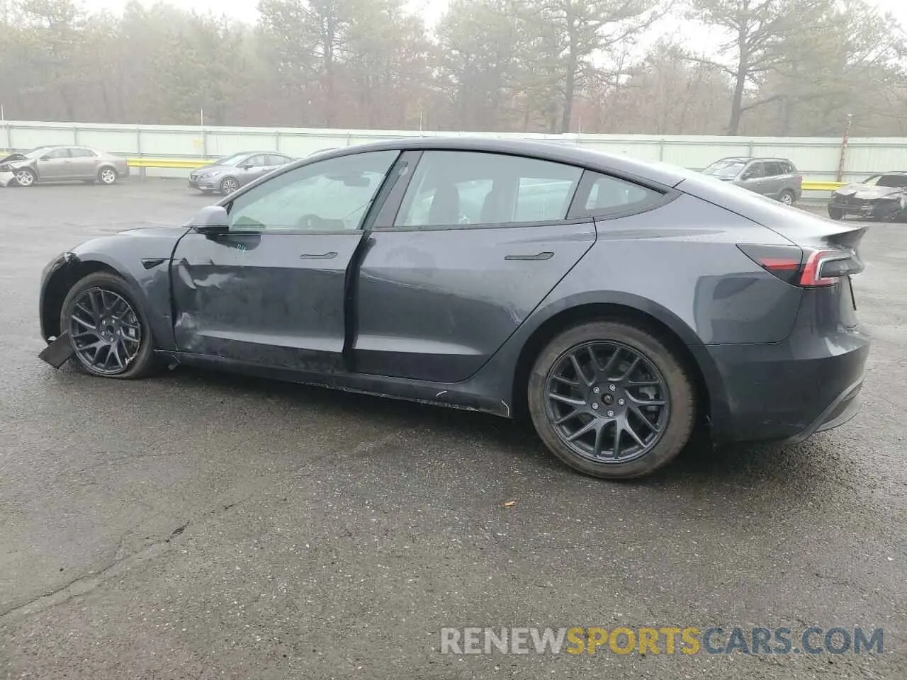 2 Photograph of a damaged car 5YJ3E1EA4SF894630 TESLA MODEL 3 2025