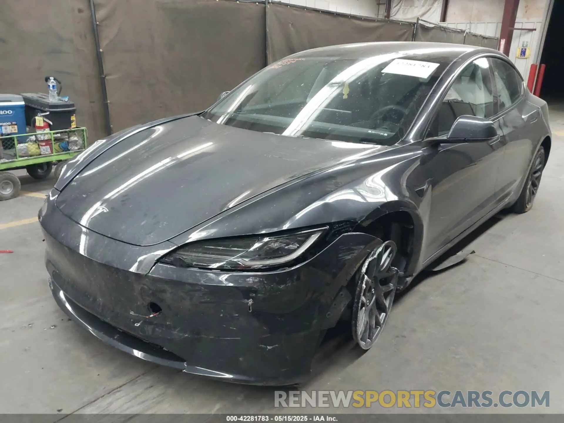 2 Photograph of a damaged car 5YJ3E1EA4SF952168 TESLA MODEL 3 2025