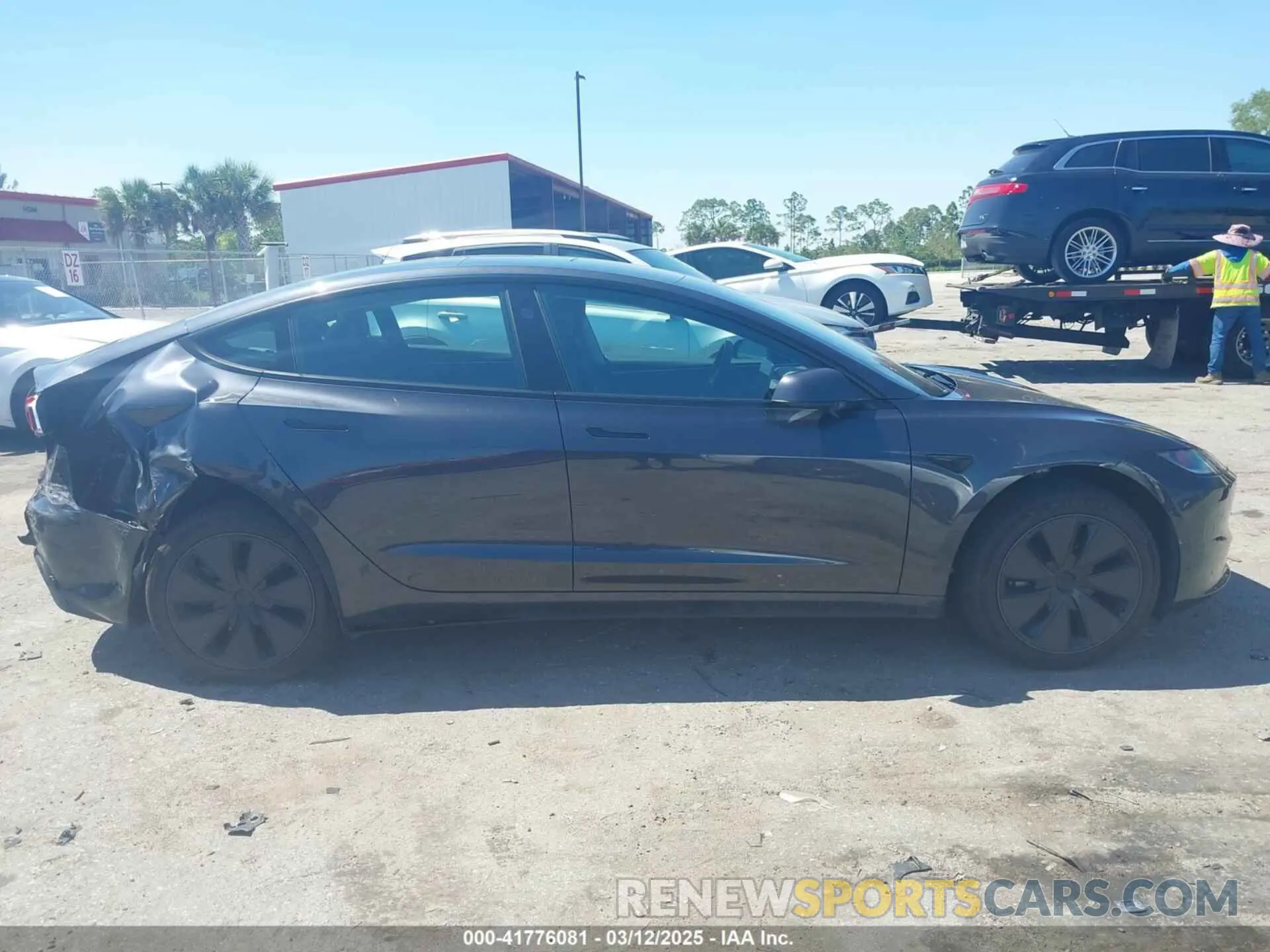 13 Photograph of a damaged car 5YJ3E1EA5SF902847 TESLA MODEL 3 2025