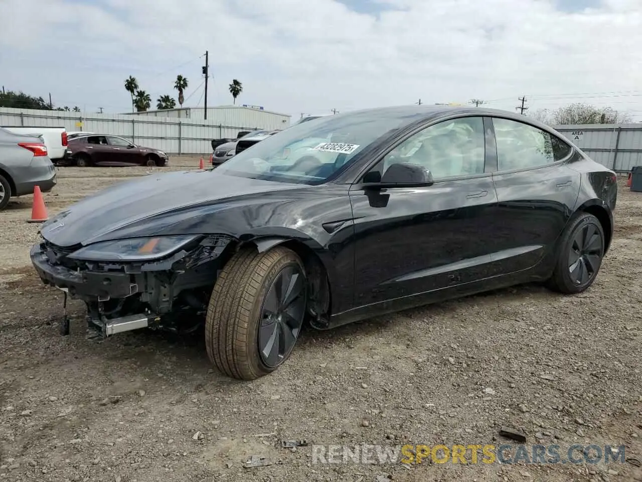 1 Photograph of a damaged car 5YJ3E1EA5SF909555 TESLA MODEL 3 2025