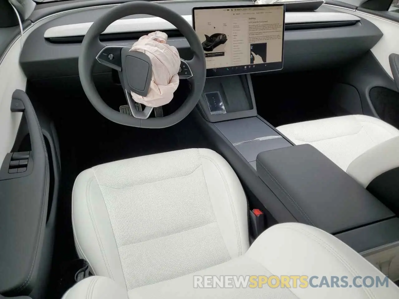 8 Photograph of a damaged car 5YJ3E1EA5SF909555 TESLA MODEL 3 2025