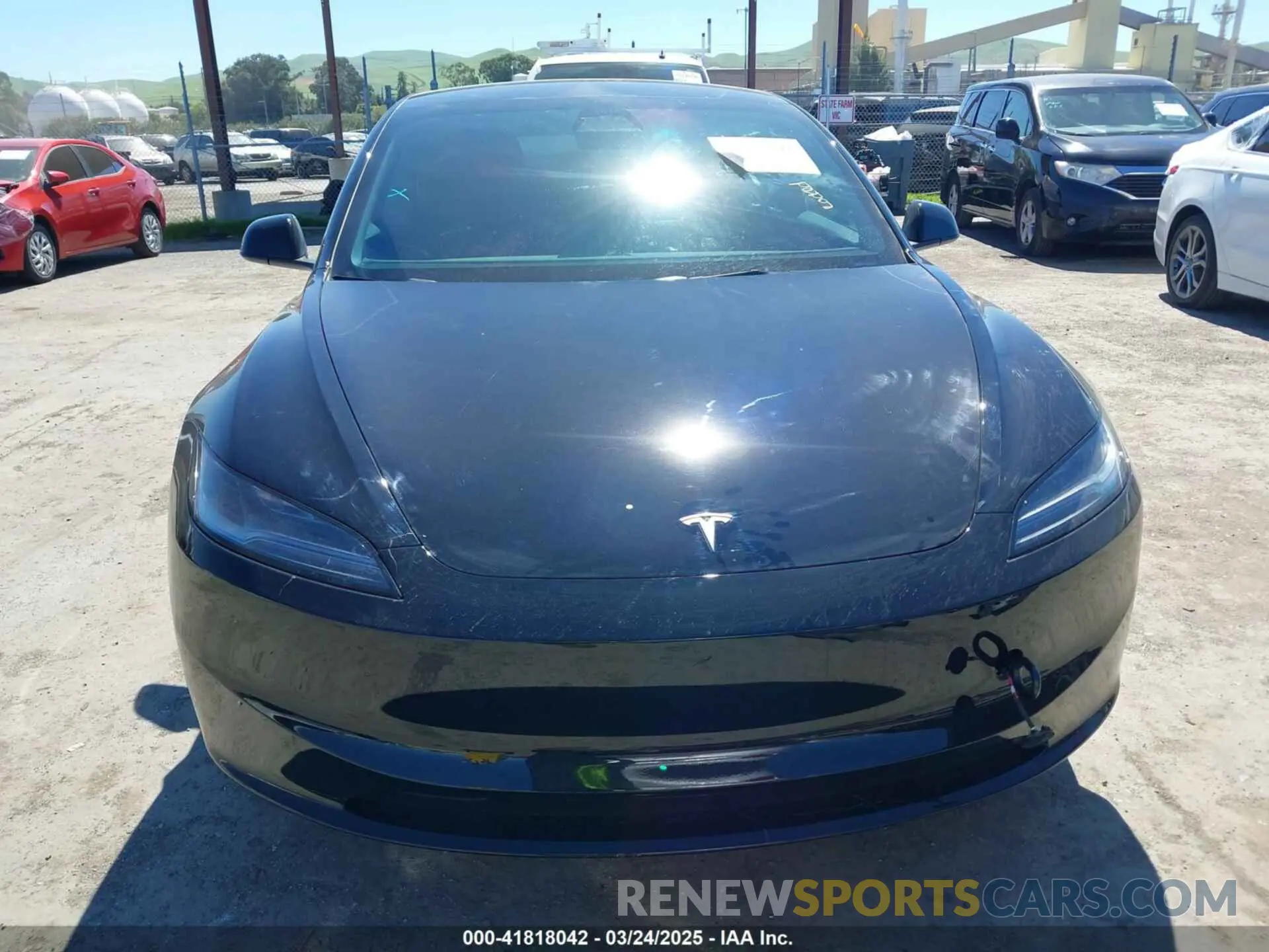 13 Photograph of a damaged car 5YJ3E1EA5SF919681 TESLA MODEL 3 2025