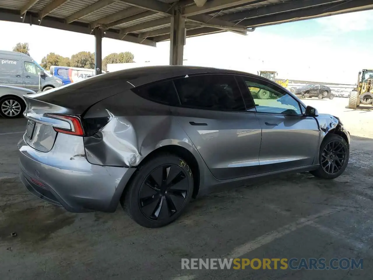 3 Photograph of a damaged car 5YJ3E1EA5SF920183 TESLA MODEL 3 2025