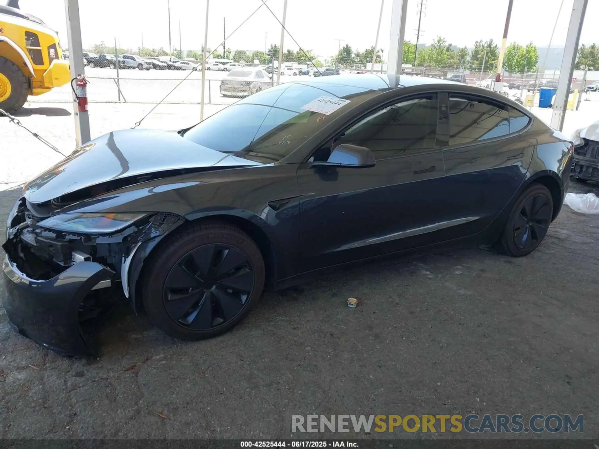 2 Photograph of a damaged car 5YJ3E1EA5SF978214 TESLA MODEL 3 2025