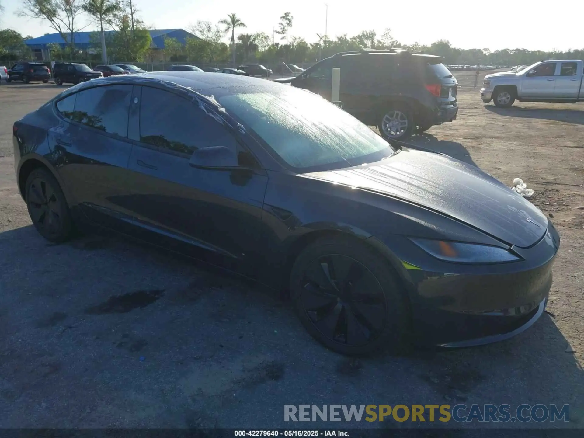 1 Photograph of a damaged car 5YJ3E1EA6SF888134 TESLA MODEL 3 2025