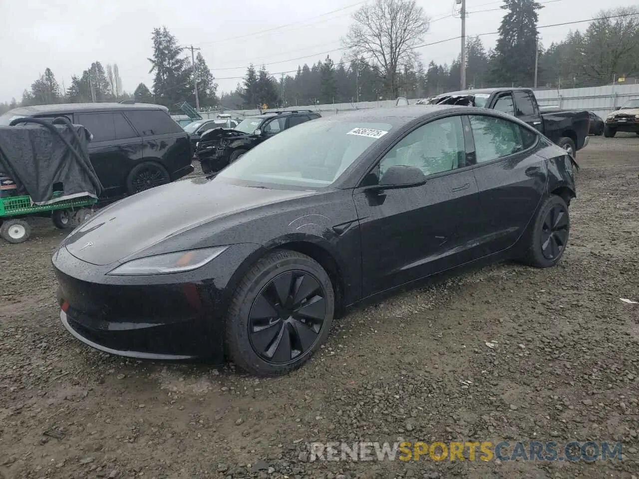 1 Photograph of a damaged car 5YJ3E1EA6SF896623 TESLA MODEL 3 2025