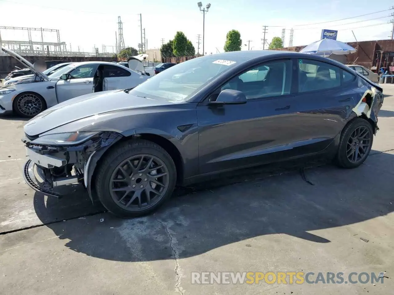 1 Фотография поврежденного автомобиля 5YJ3E1EA6SF908074 TESLA MODEL 3 2025