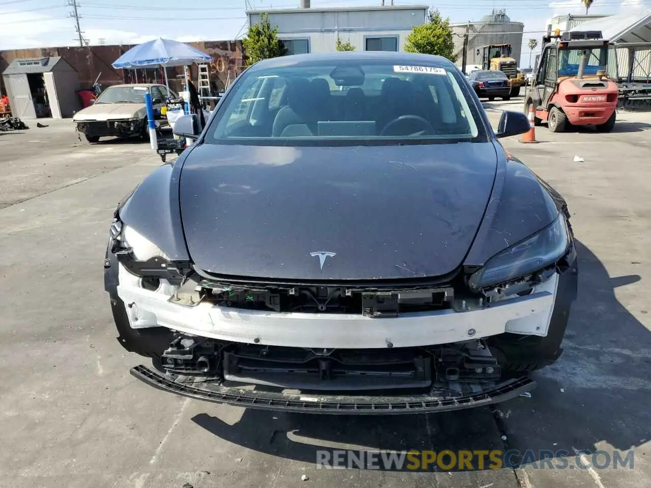5 Фотография поврежденного автомобиля 5YJ3E1EA6SF908074 TESLA MODEL 3 2025