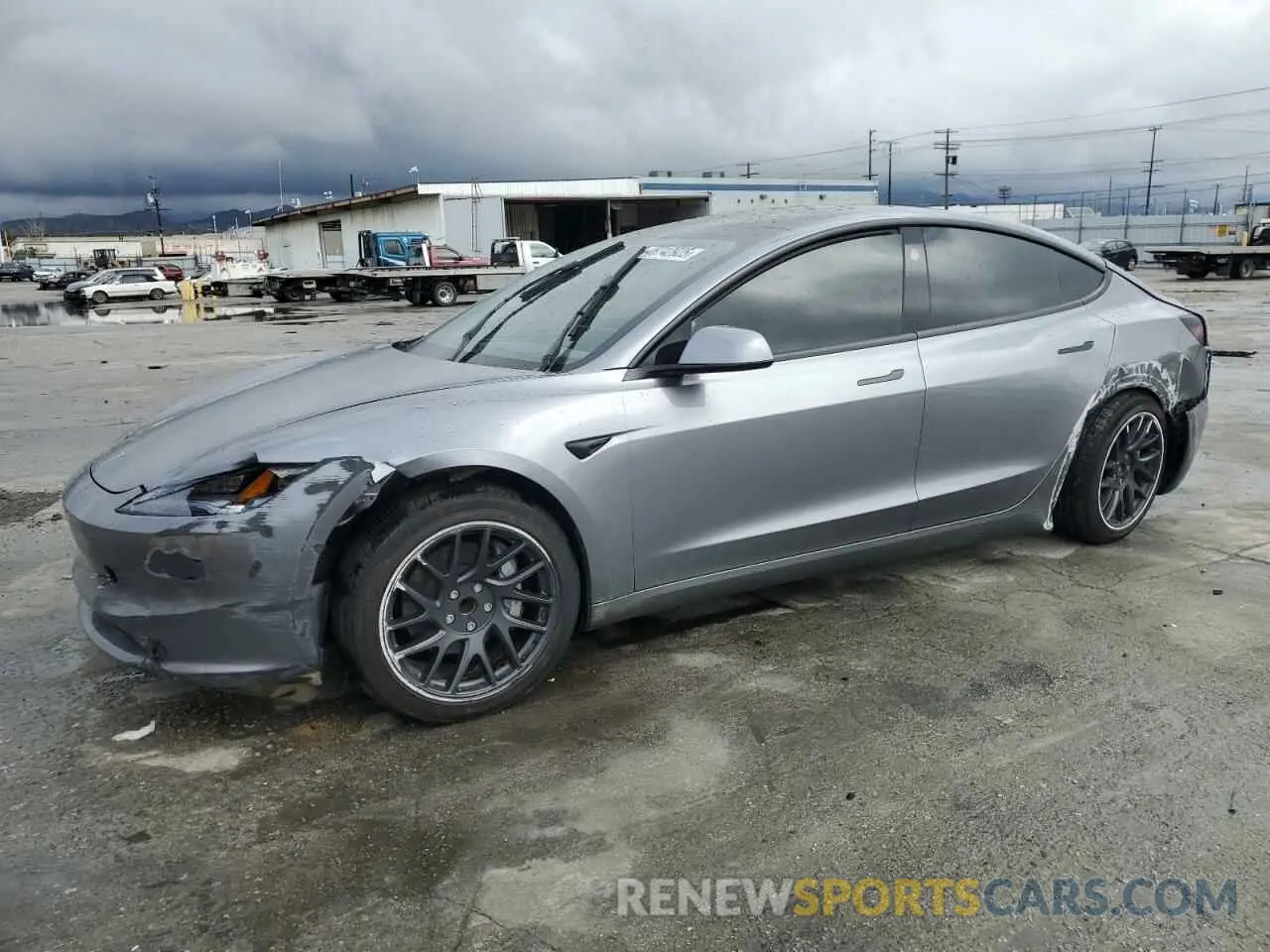 1 Photograph of a damaged car 5YJ3E1EA6SF908494 TESLA MODEL 3 2025