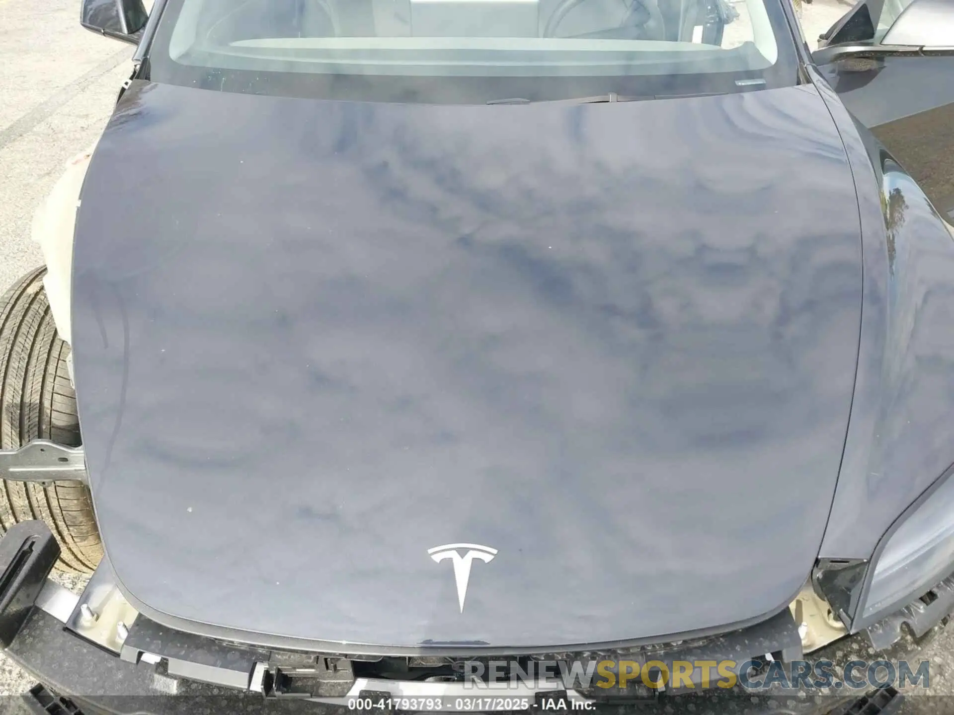 10 Photograph of a damaged car 5YJ3E1EA6SF933721 TESLA MODEL 3 2025
