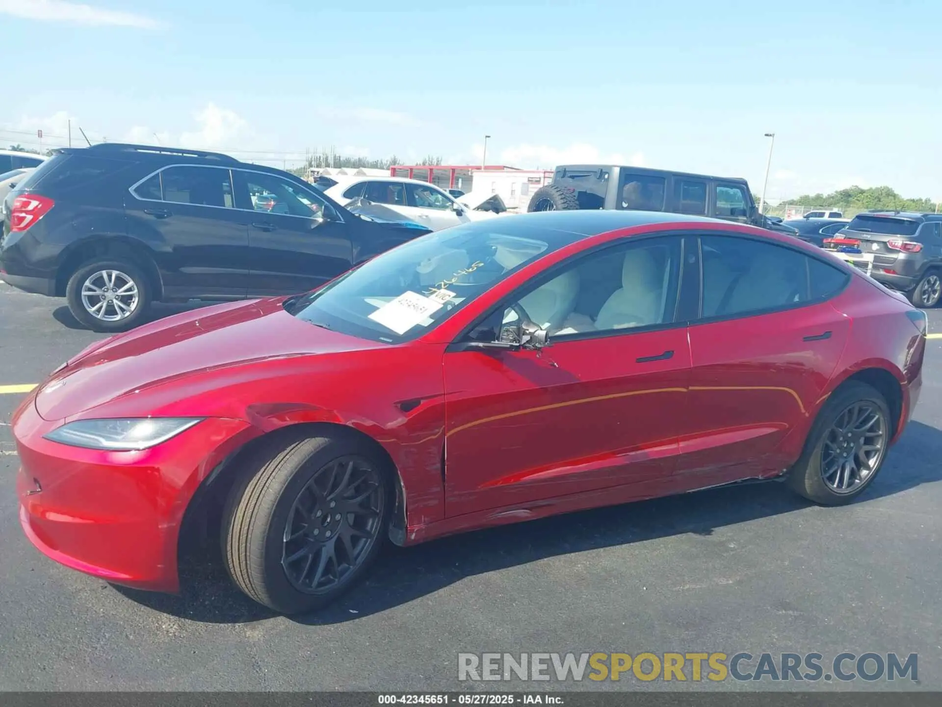 6 Photograph of a damaged car 5YJ3E1EA6SF967254 TESLA MODEL 3 2025